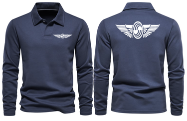 AIRBUS FLY LONG SLEEVE POLO